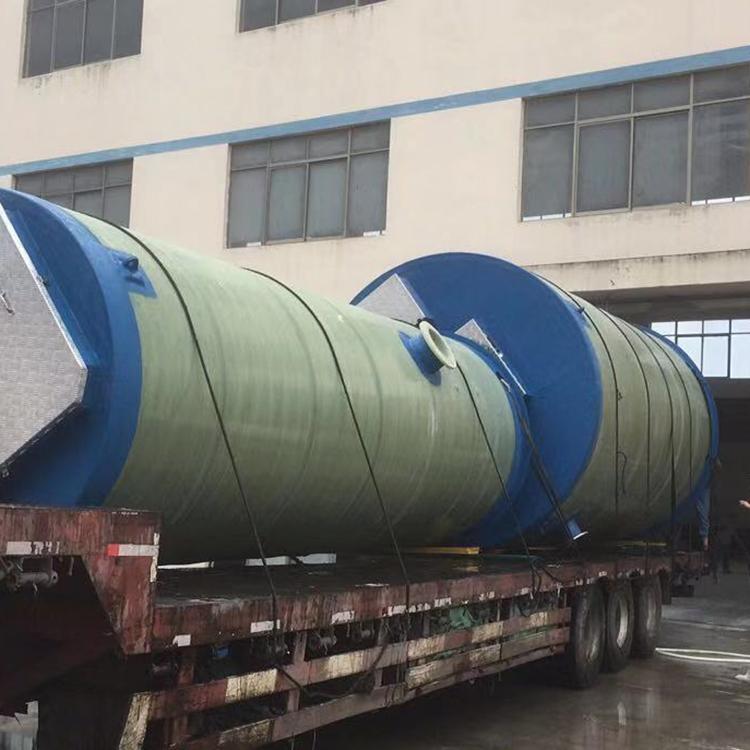一体化预制泵站  一体化污水泵站 玻璃钢泵站