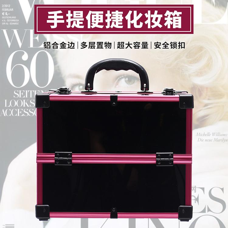 现货工具箱铝合金箱铝箱大容量两层工具箱