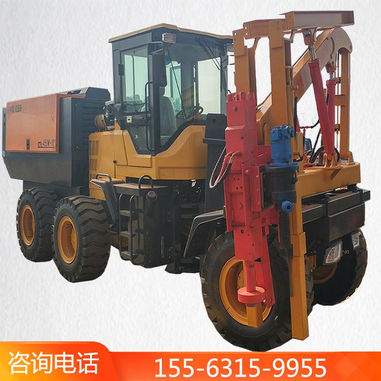公路护栏打桩机 全新护栏打桩机 打拔钻一体机 久胜机械