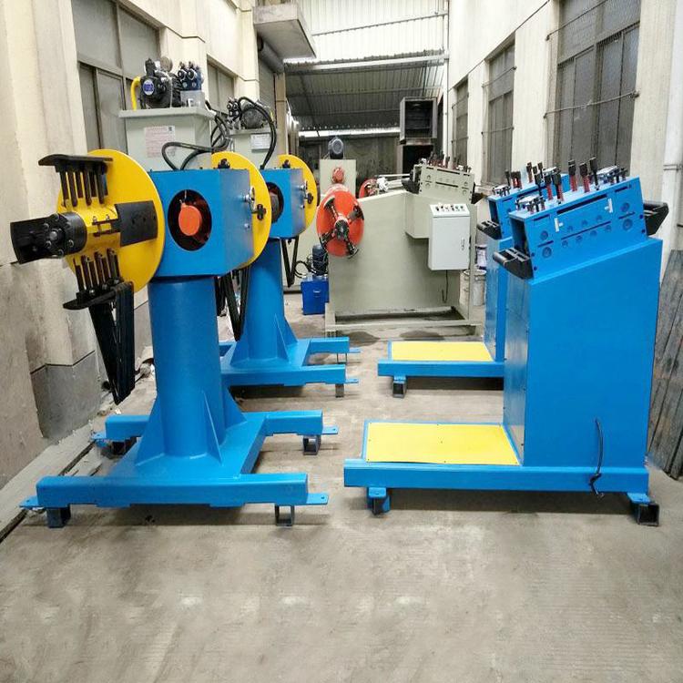 厂家批发订做 冲床自动送料机 600型重型材料架3吨 自动收放料架 挡料架