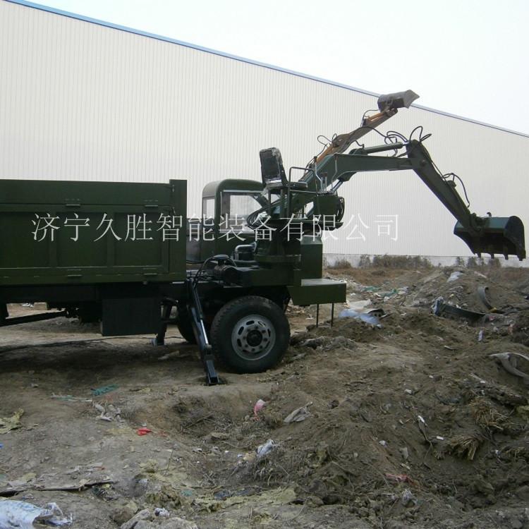 6吨随车挖 四不像随车挖 挖掘装载一体机 久胜机械