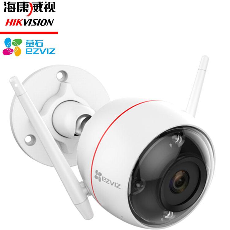 萤石(EZVIZ)_C3W全彩版_无线监控摄像头 四灯全彩夜视