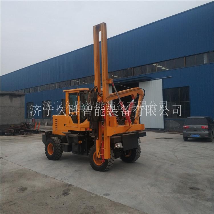 公路护栏打桩机 波形护栏打桩机 打拔钻一体机 久胜机械