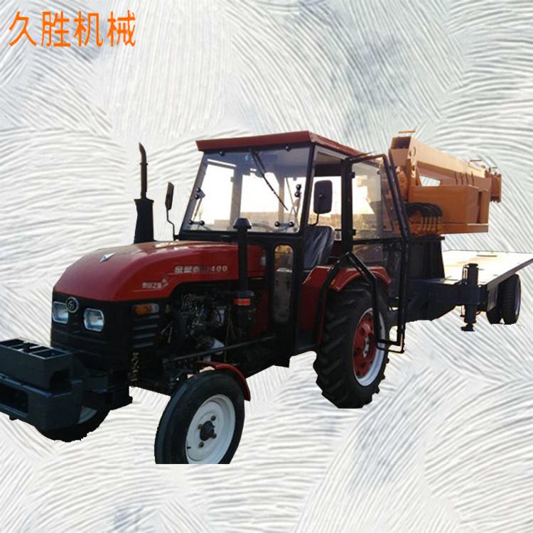牵引双桥拖拉机平板吊 全新多功能拖拉机平板吊 久胜机械