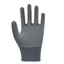 <em>ESD</em> gloves 灰色13针织尼龙 PVC全掌点珠 <em>工作</em>手套