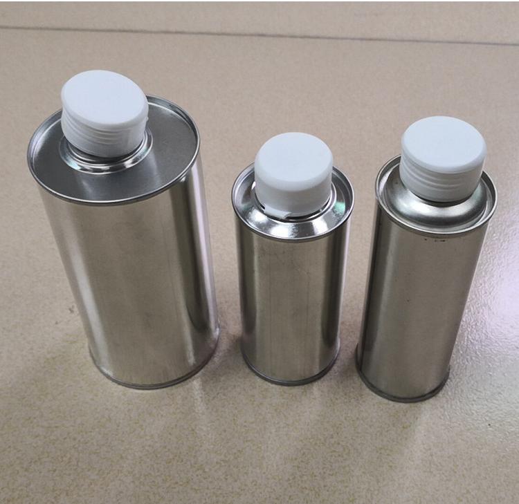 核桃油罐 圆形金属包装容器螺口汽车护理品罐 可贴牌定制