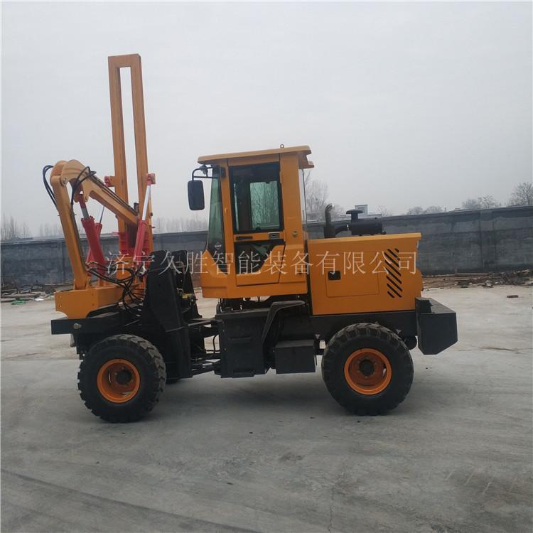 公路护栏打桩机 高速护栏打桩机 自带空压机打拔钻一体机 久胜机械