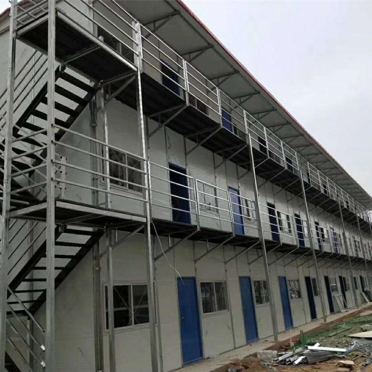 工地临建快拼箱玻璃幕墙打包箱实地考察山东