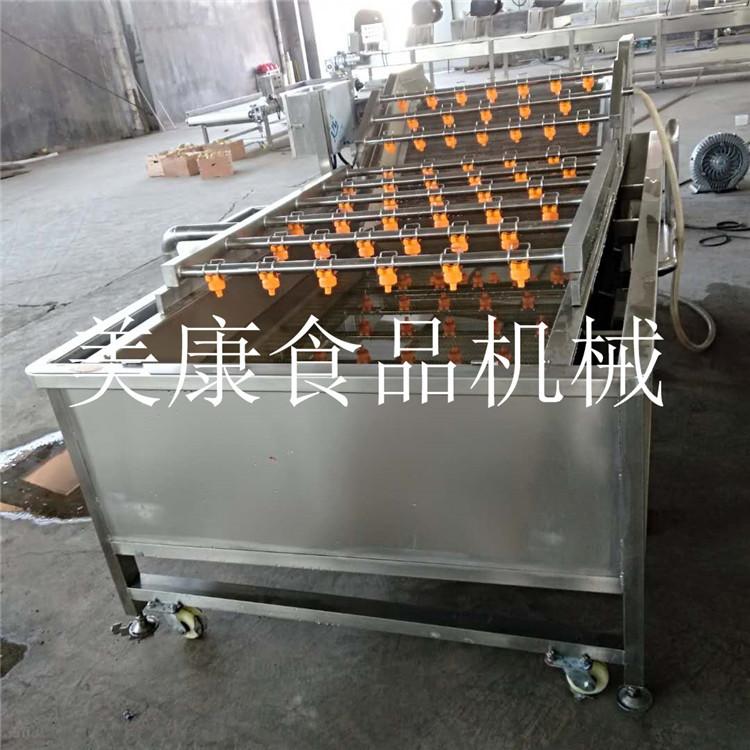 山野菜加工生产线 蕨菜杀青漂烫流水线设备 小根菜清洗机 高压喷淋清洗机器