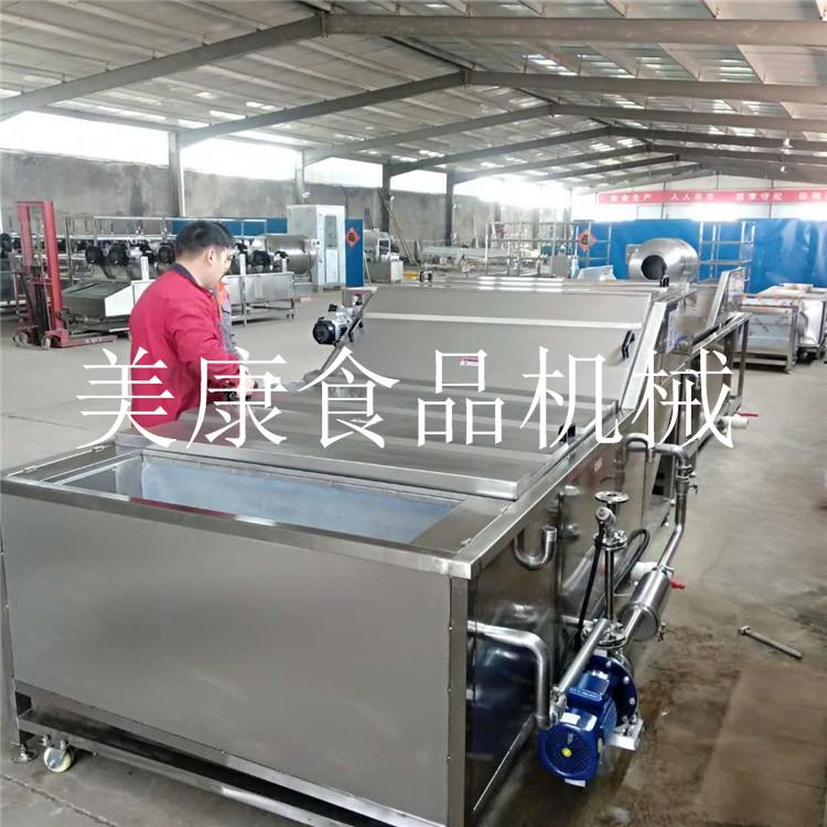 青岛白灵菇罐头漂烫设备 菌类食品设备加工生线姬菇漂烫去菌 厂家直销价