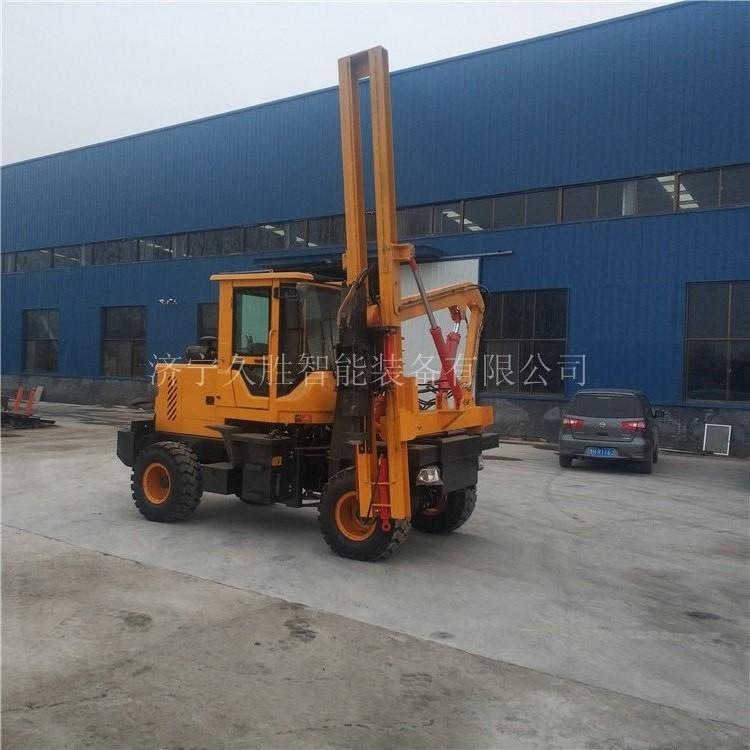 公路护栏打桩机 公路护栏打桩设备 波形护栏打桩机 久胜机械