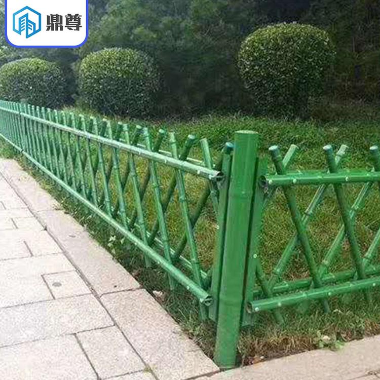 竹节护栏厂家鼎尊锌合金仿竹节护栏隔离网生态绿化市政仿竹节护栏