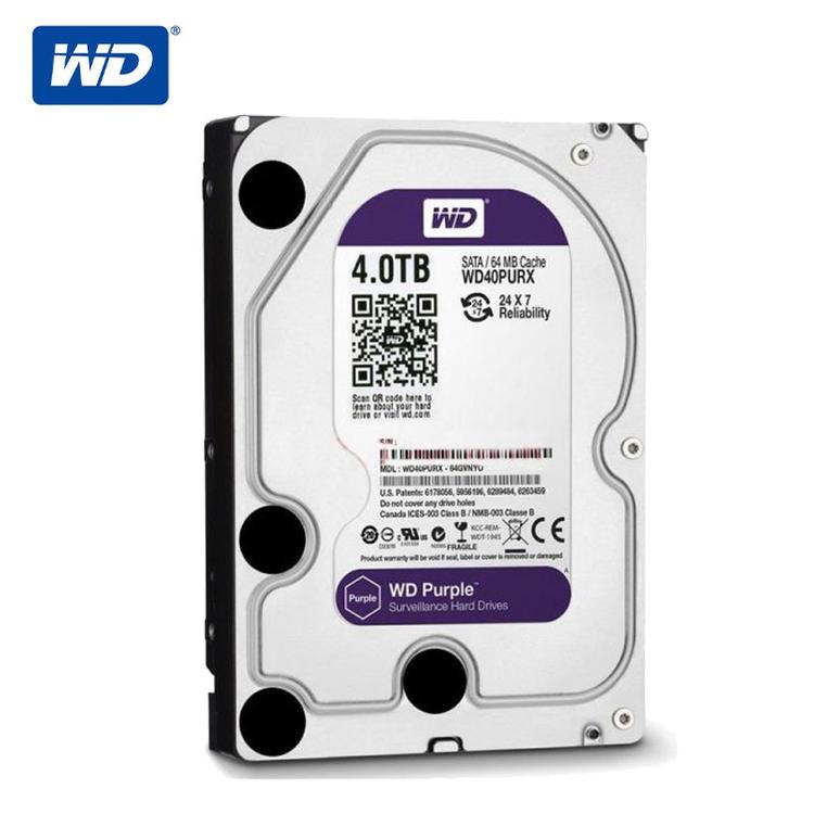 WD西部数据 WD40EZRZ 4TB监控级硬盘