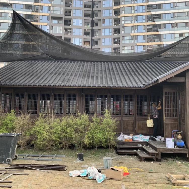 厂家定做成都防腐木木屋仿古木屋防腐木农庄木屋别墅农家乐木屋售货亭保安亭小木屋