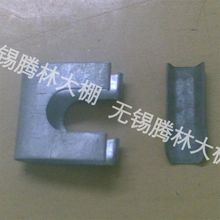 温室钢结构大棚单体钢架大棚配件 大棚压膜卡生产厂家