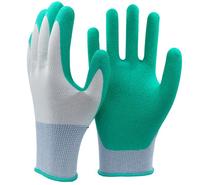 GLOVES 13针织 乳胶 橡胶 磨砂 发泡 耐磨 防滑 劳保手套