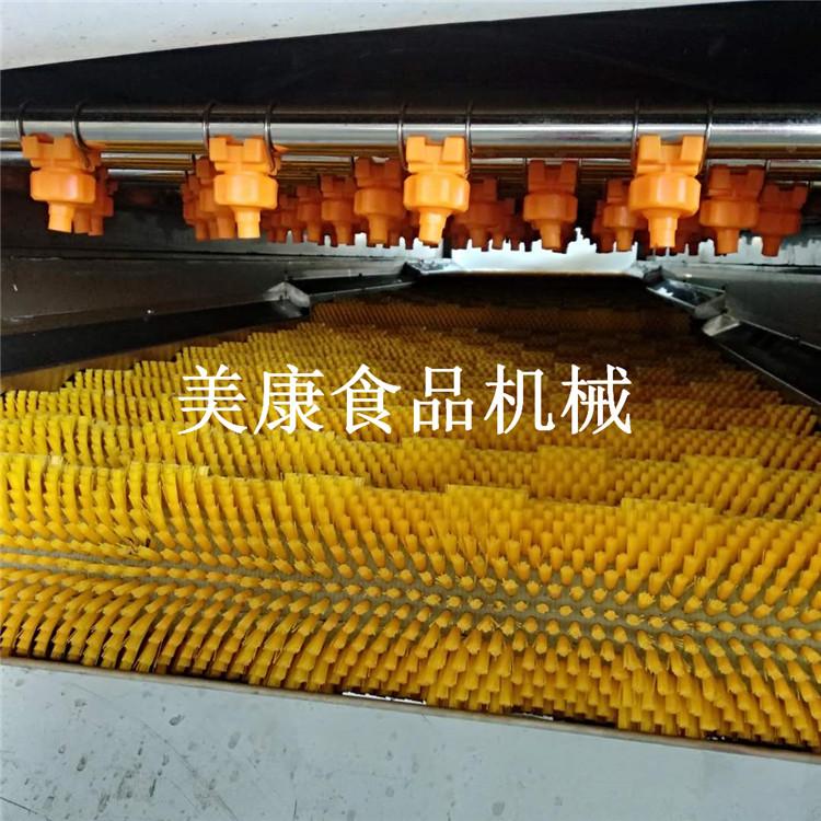 福建漳州牡蛎清洗机 洗蚝机毛刷式高压喷淋清洗设备