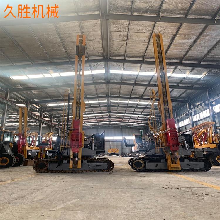 太阳能光伏打桩机 光伏履带打桩机 青海光伏打桩机 久胜机械