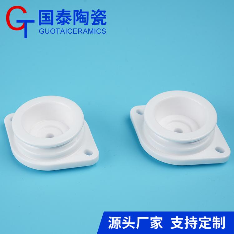 双耳陶瓷绝缘子 油烟净化器陶瓷