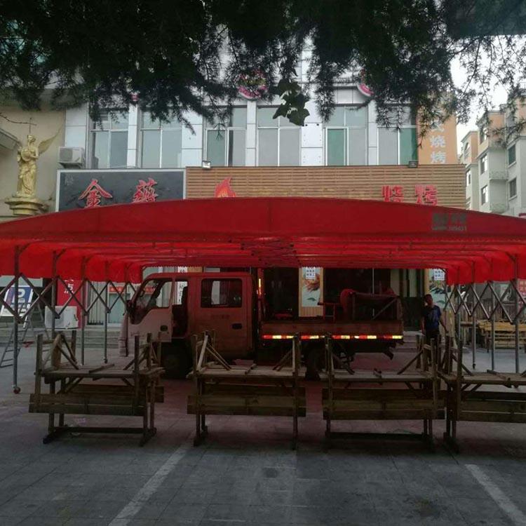 现货出售夜市烧烤蓬 伸缩推拉篷供应 预购从速