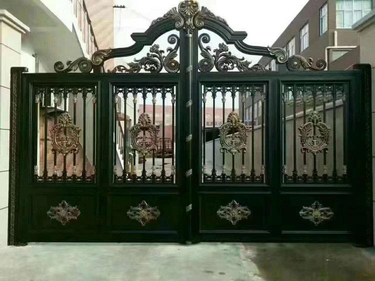 铝艺大门 康豪金属制品 铝艺别墅门 可定制
