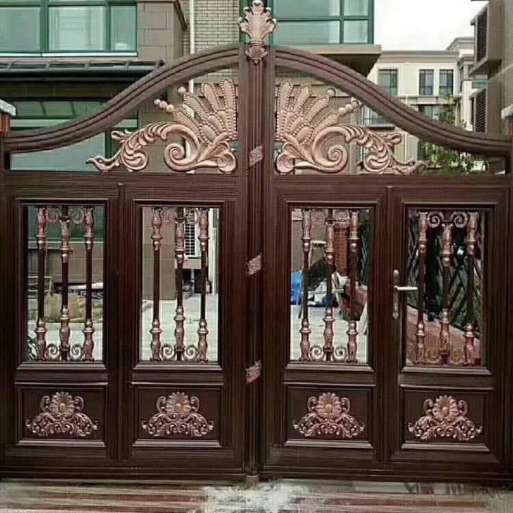 铝艺大门  乡村铝艺大门  铝合金别墅门加工