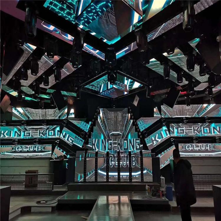 LED全彩屏 酒吧屏 定制屏 炫酷显示屏 DJ台 升降屏 酒店屏 酒吧创意DJ台LED显示屏LED异形DJ台led钻石屏led牛角屏