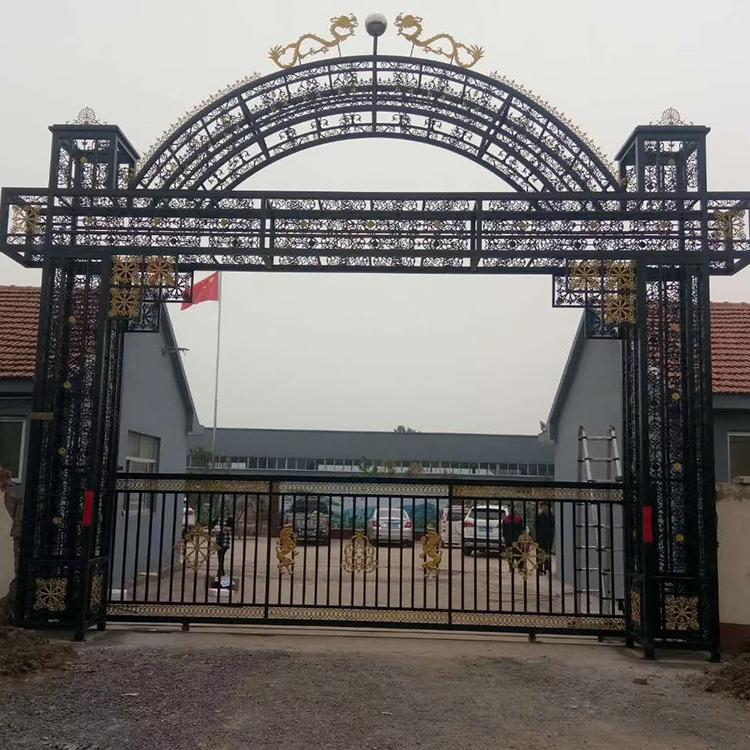 雕花凯旋门   铁艺凯旋门批发  凯旋门加工