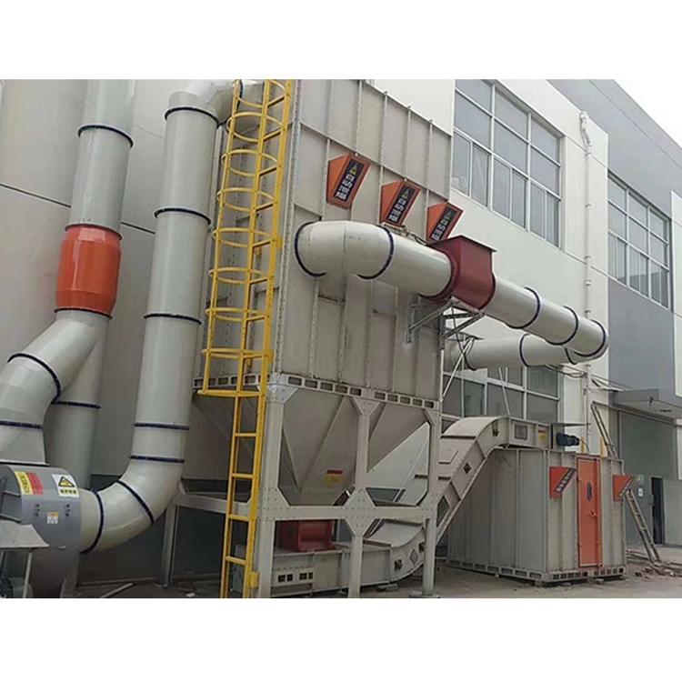 中央除尘设备家具厂木工车间除尘器 脉冲布袋除尘设备滤袋除尘环保设备