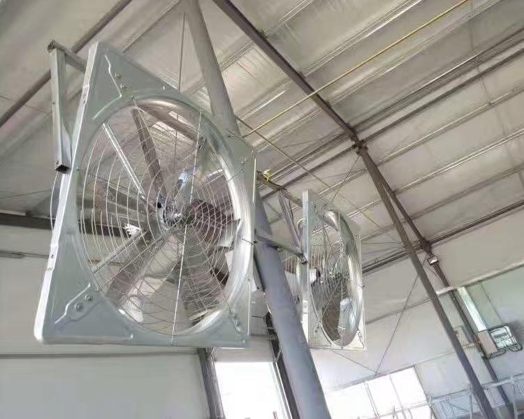 厂家直供牛舍专用风机 大风量养殖风机 悬挂式牛舍风机