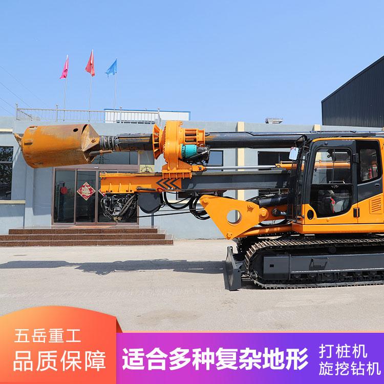 多功能旋挖钻机履带式液压旋挖机 直销建筑工程大孔径旋挖机