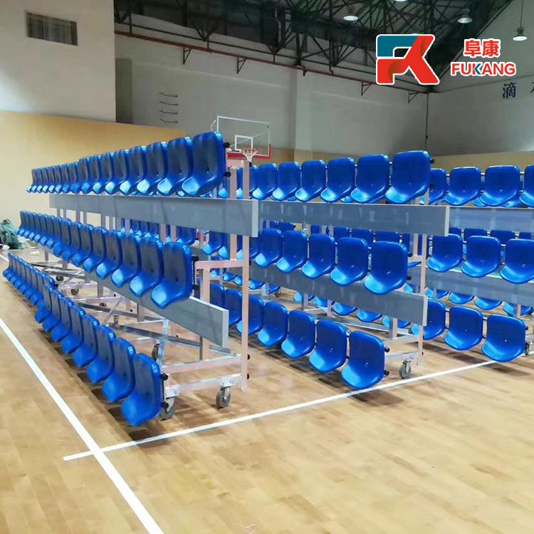 电动伸缩看台座椅 活动伸缩看台 小型伸缩看台