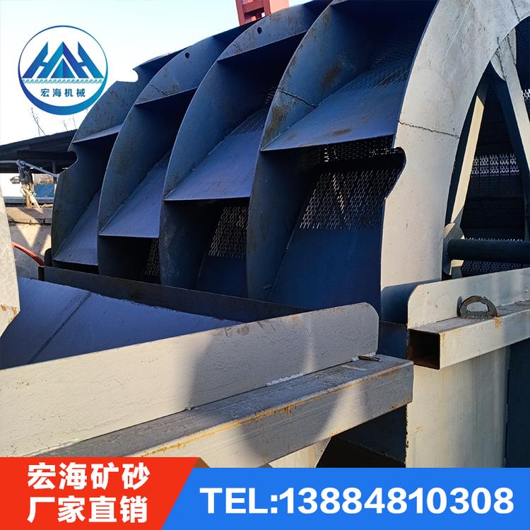 大型洗砂机轮斗式洗沙机四槽全自动洗砂机筛沙机生产线
