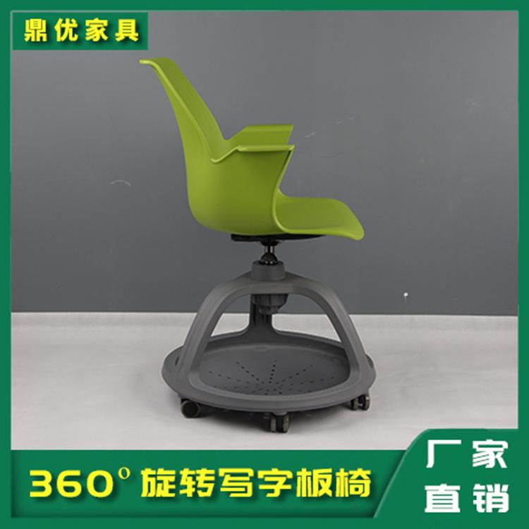 360度旋转带写字板椅 大学智慧教室桌椅佛山厂家直销 鼎优家具专业生产智慧桌椅
