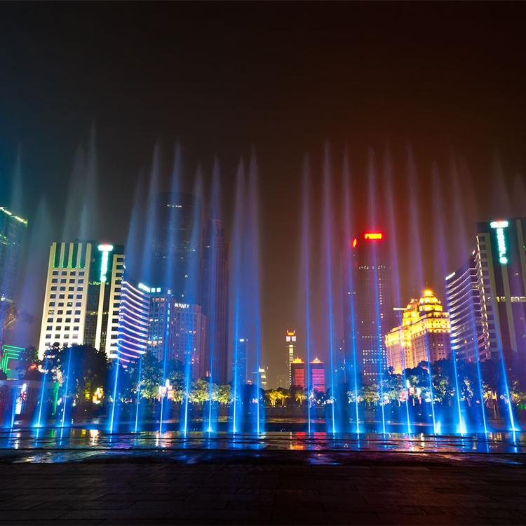 广场直流旱式喷泉 流水旱式音乐喷泉 东方水景专业建造施工厂家
