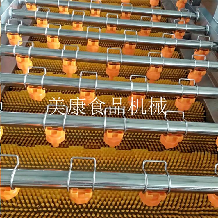 优质海蛎子清洗机 5米蚝生毛刷式高压喷淋清洗设备 生蚝专用清洗机器