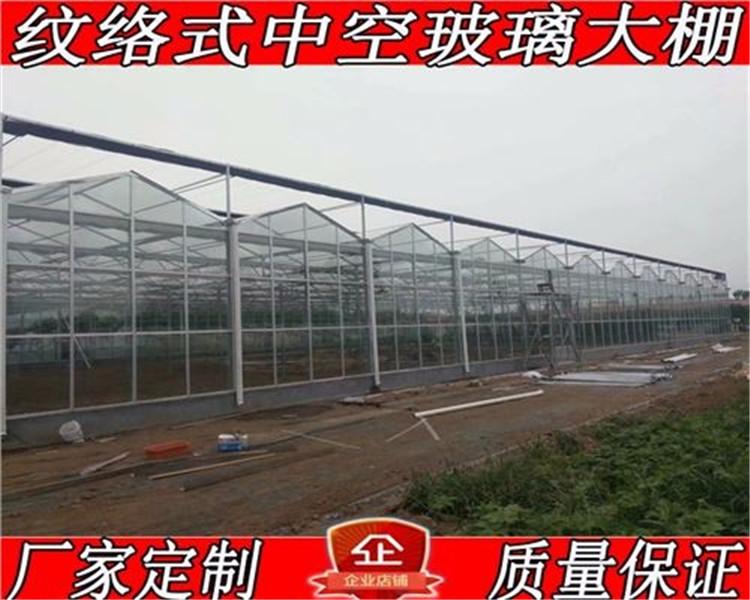 智能纹洛式玻璃温室大棚 中空玻璃温室 欢迎来电咨询