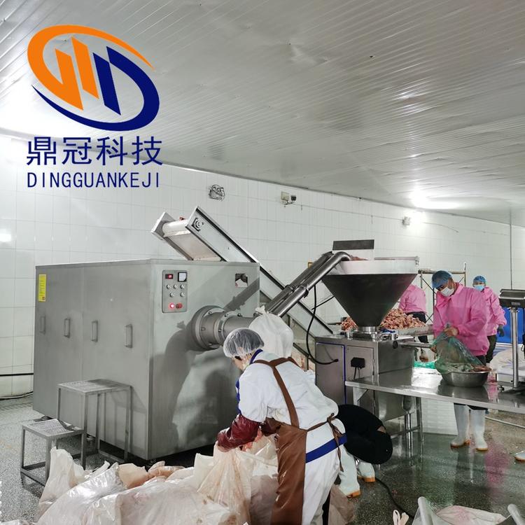 骨肉分离机视频 低温骨肉分离机 鸡架骨肉分离机 肉泥细腻水分少
