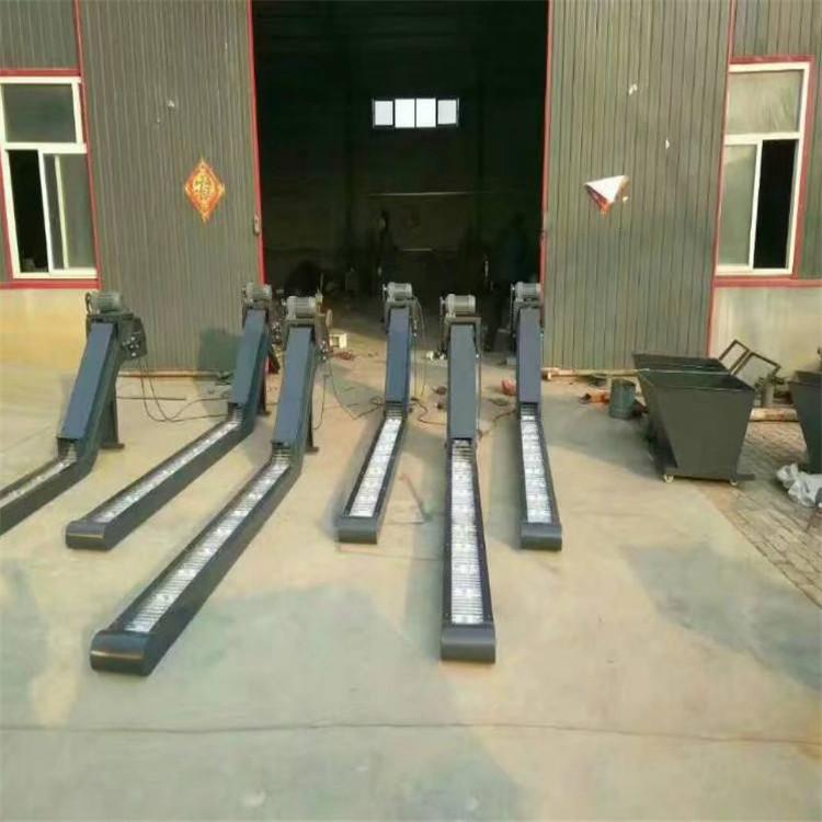 吉航厂家定制链板式带集屑小车排屑机 加工中心磁性排屑器