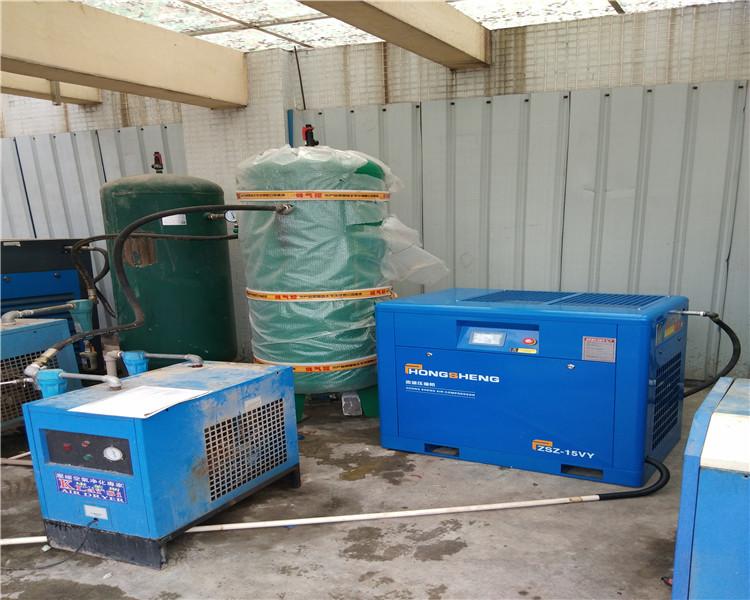 忠盛永磁变频空压机商家批发低噪低耗节能空压机华昇达