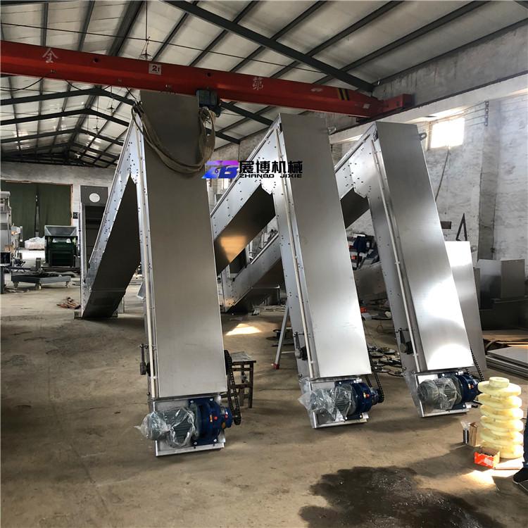 循环供料Z型提升机4升不锈钢料斗耐高温Z型上料机龙井往复式斗提机
