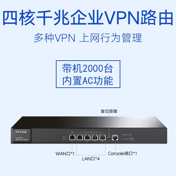 普联(TP-LINK)_TL-ER6510G_千兆企业路由器 支持多种VPN管理