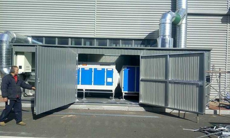 天津德航环保设备厂家直销 光氧催化废气净化器  UV光触媒  多项安装案例