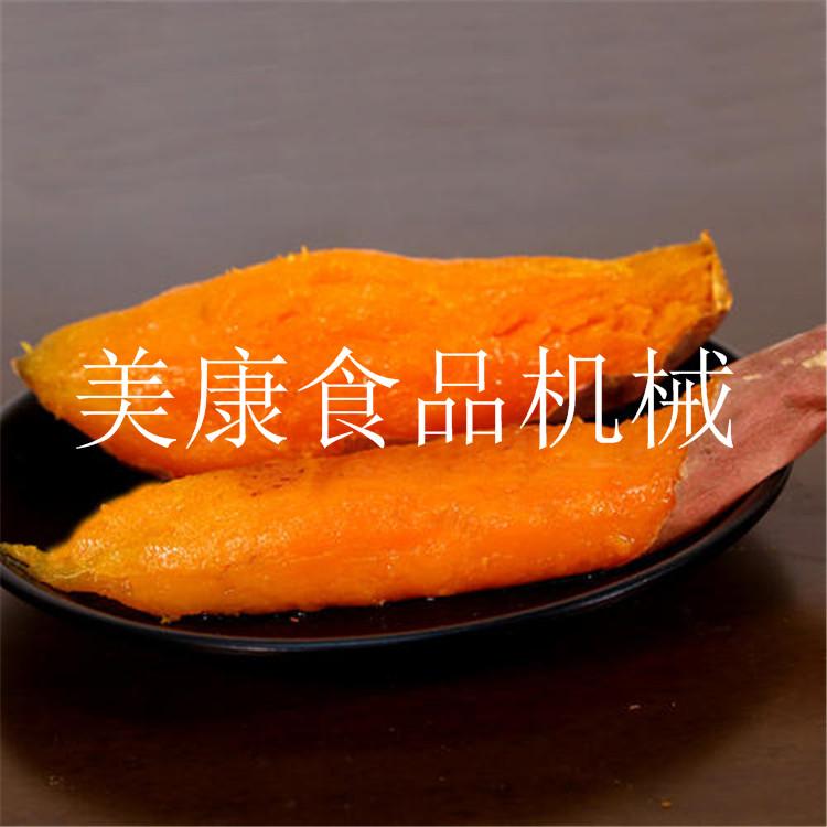 冰烤薯加工生产设备 连续式烤红薯流水线价格 电烤甘薯设备生产厂家