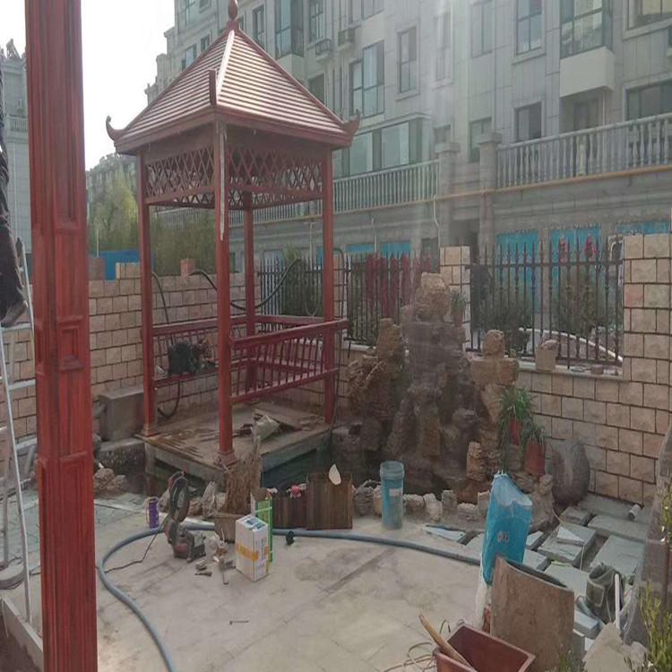 河北铝制凉亭   新中式凉亭定制 欢迎致电
