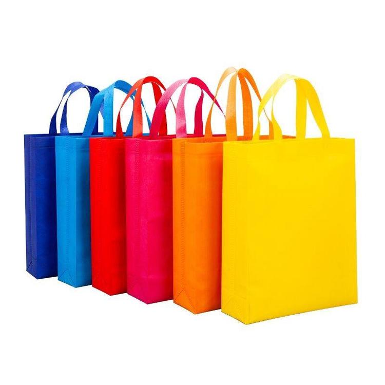 手提加厚彩色袋子  宣传广告无纺布袋