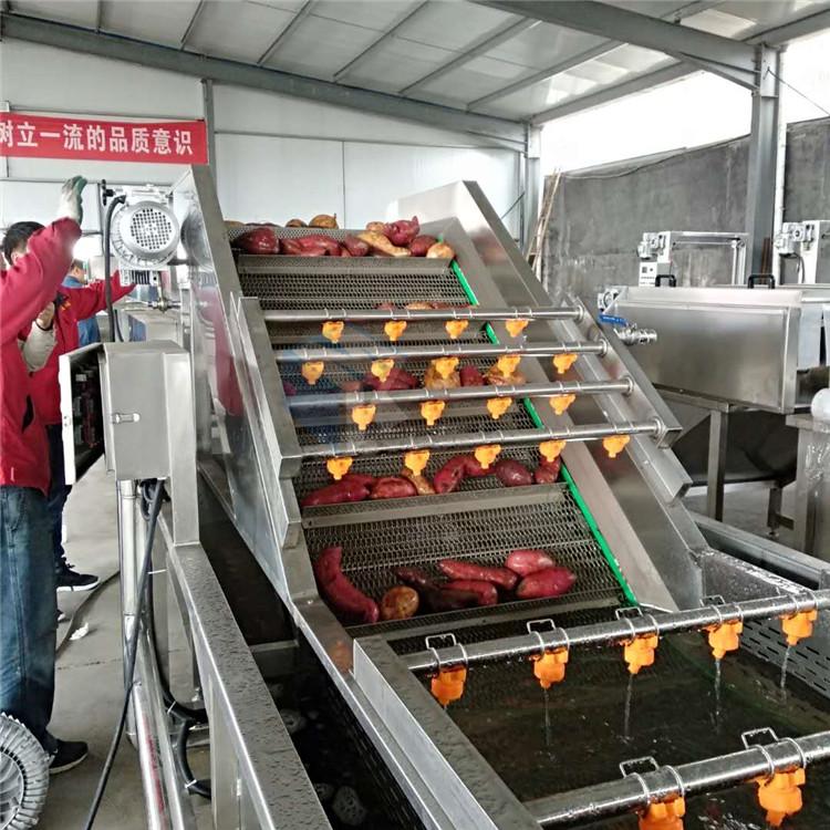 商用型连续式烤红薯价格 大型烤甘薯机生产厂家 冰烤地瓜生产线