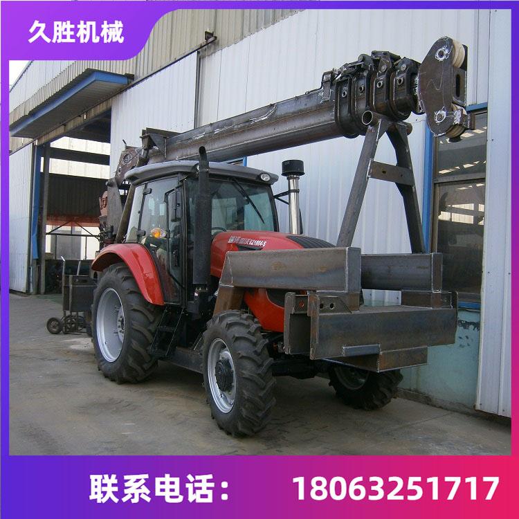 拖拉机越野吊 拖拉机吊钻一体机 四驱越野吊车 久胜机械