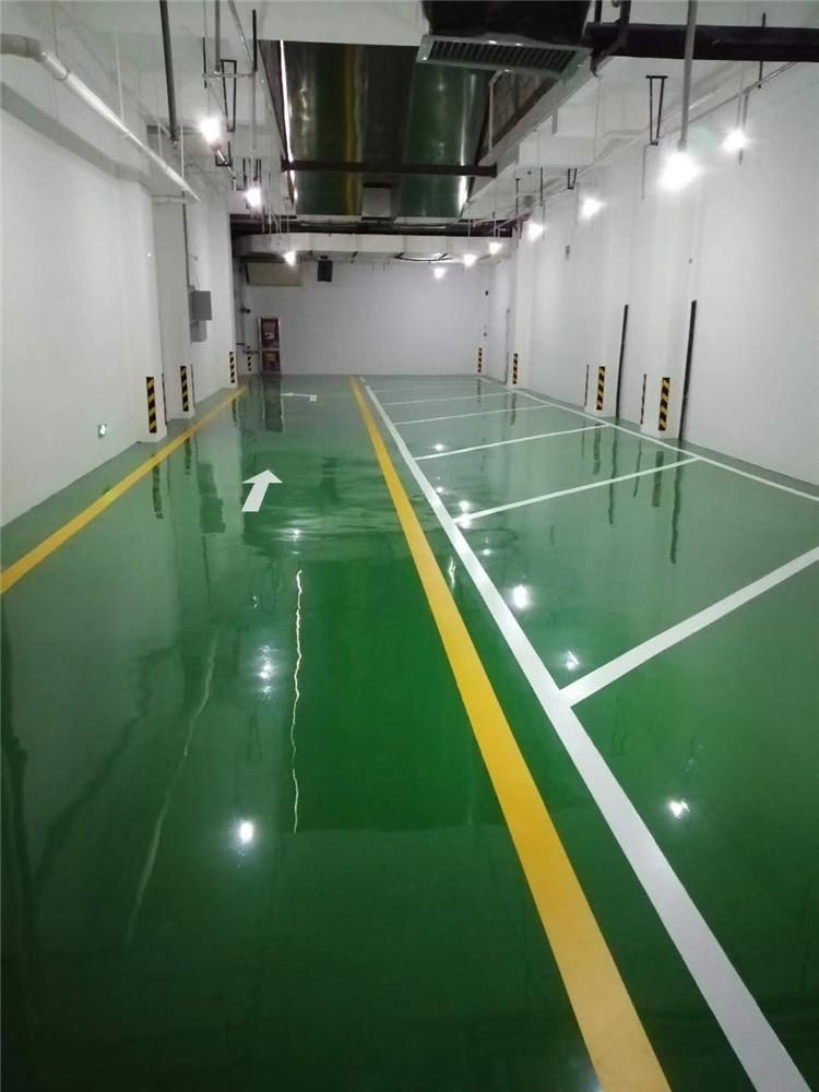 渭南市停车场自流平地坪工程 陕西乐彩车库地坪 打造可靠地面
