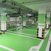 渭南市停车场自流平环氧地坪工程 陕西乐彩车库环氧地坪 打造可靠环氧地面